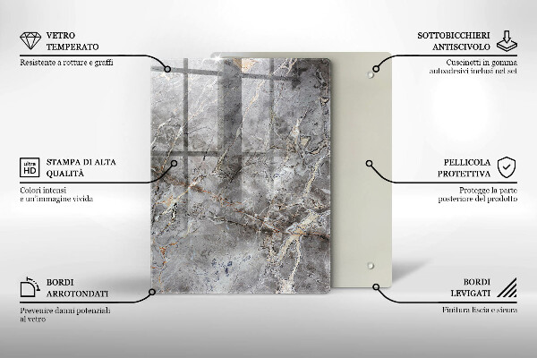 Kitchen countertop cover Stone texture