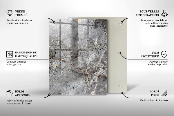 Kitchen countertop cover Stone texture