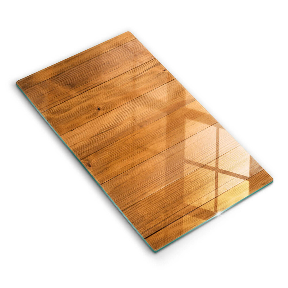 Kitchen countertop cover Wooden planks