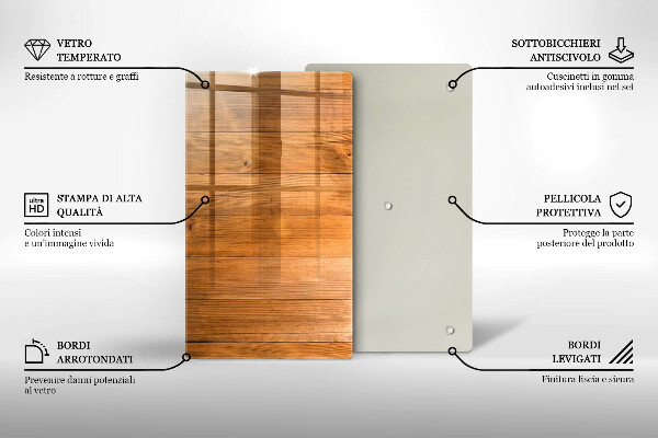 Kitchen countertop cover Wooden planks