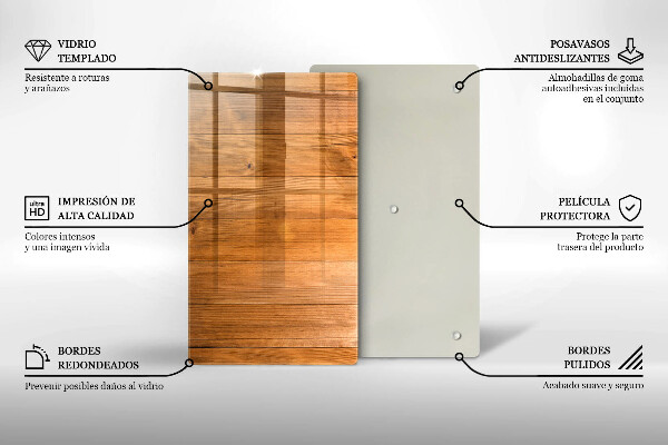 Kitchen countertop cover Wooden planks