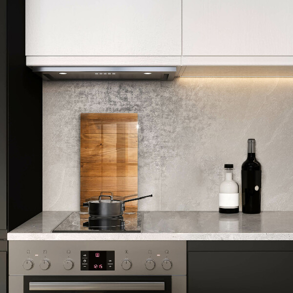 Kitchen countertop cover Wooden planks