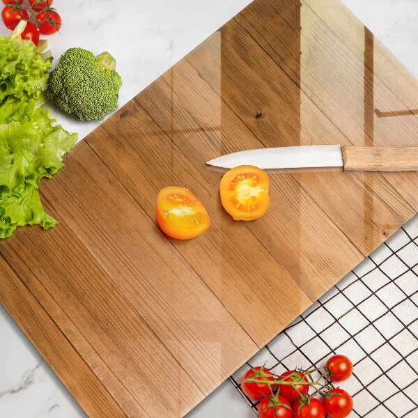 Kitchen countertop cover Wooden planks