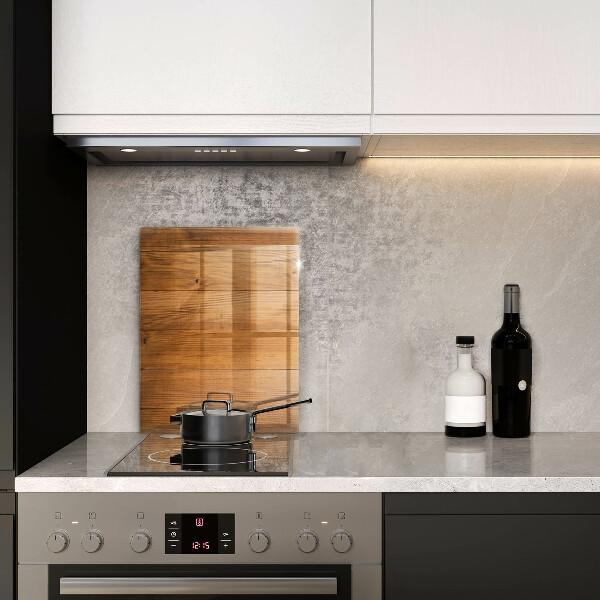 Kitchen countertop cover Wooden planks