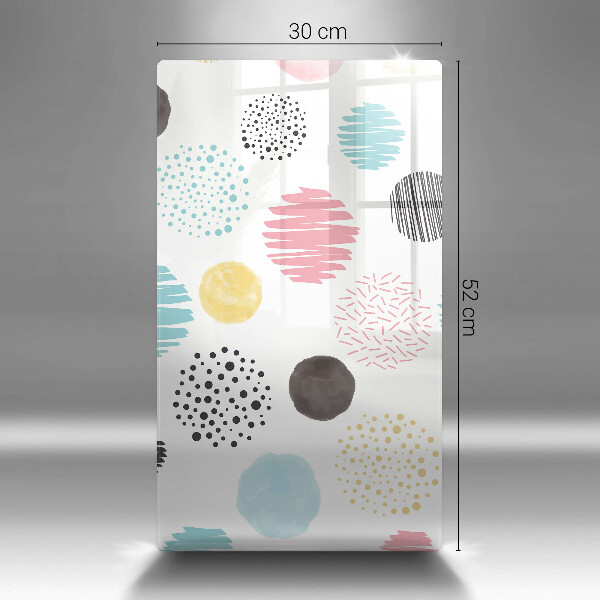 Kitchen countertop cover Painted shapes