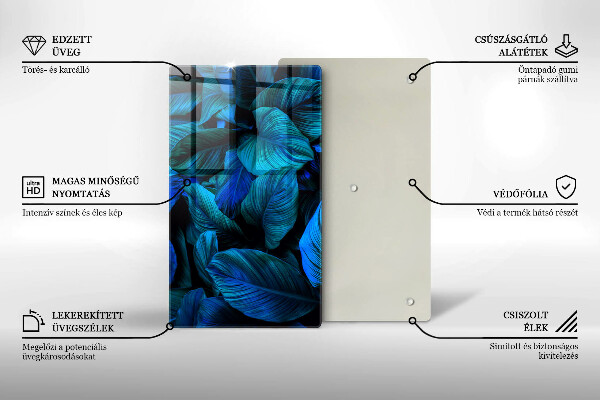 Kitchen countertop cover Jungle vegetation leaves