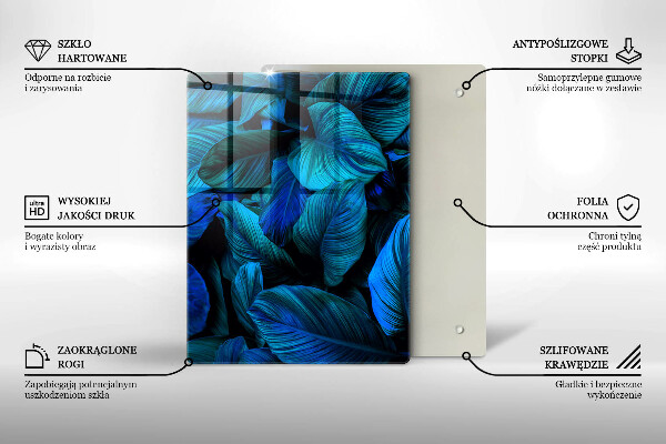 Kitchen countertop cover Jungle vegetation leaves