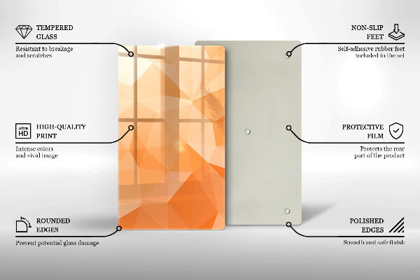 Kitchen countertop cover Geomeric background