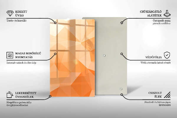 Kitchen countertop cover Geomeric background