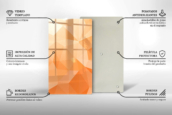 Kitchen countertop cover Geomeric background