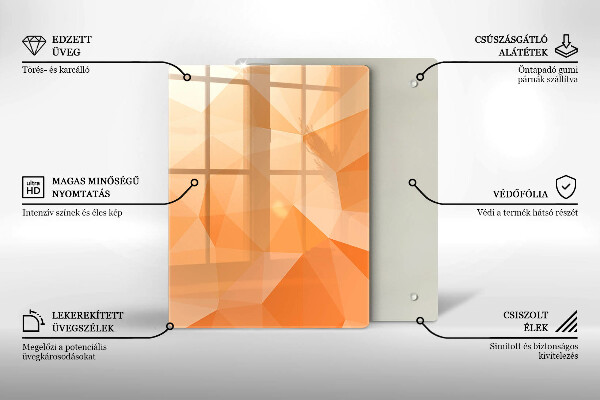 Kitchen countertop cover Geomeric background