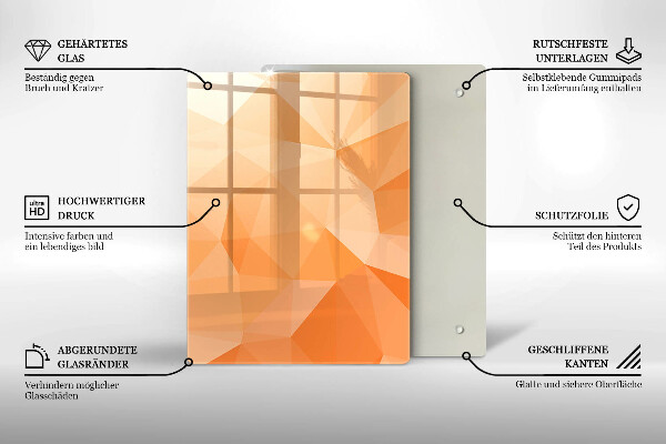 Kitchen countertop cover Geomeric background