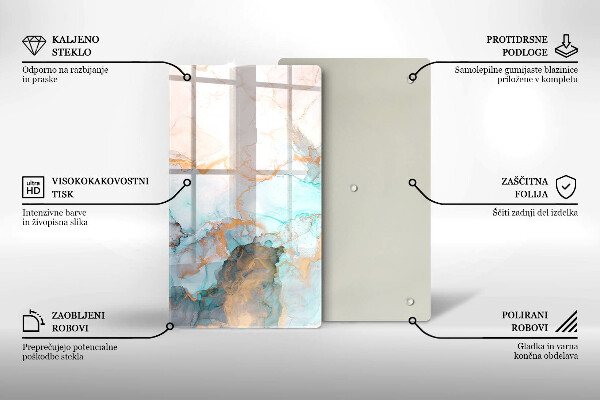 Kitchen countertop cover Marble abstraction