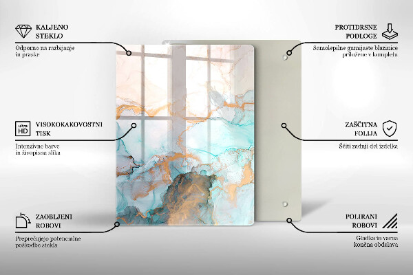 Kitchen countertop cover Marble abstraction