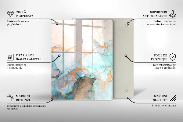 Kitchen countertop cover Marble abstraction