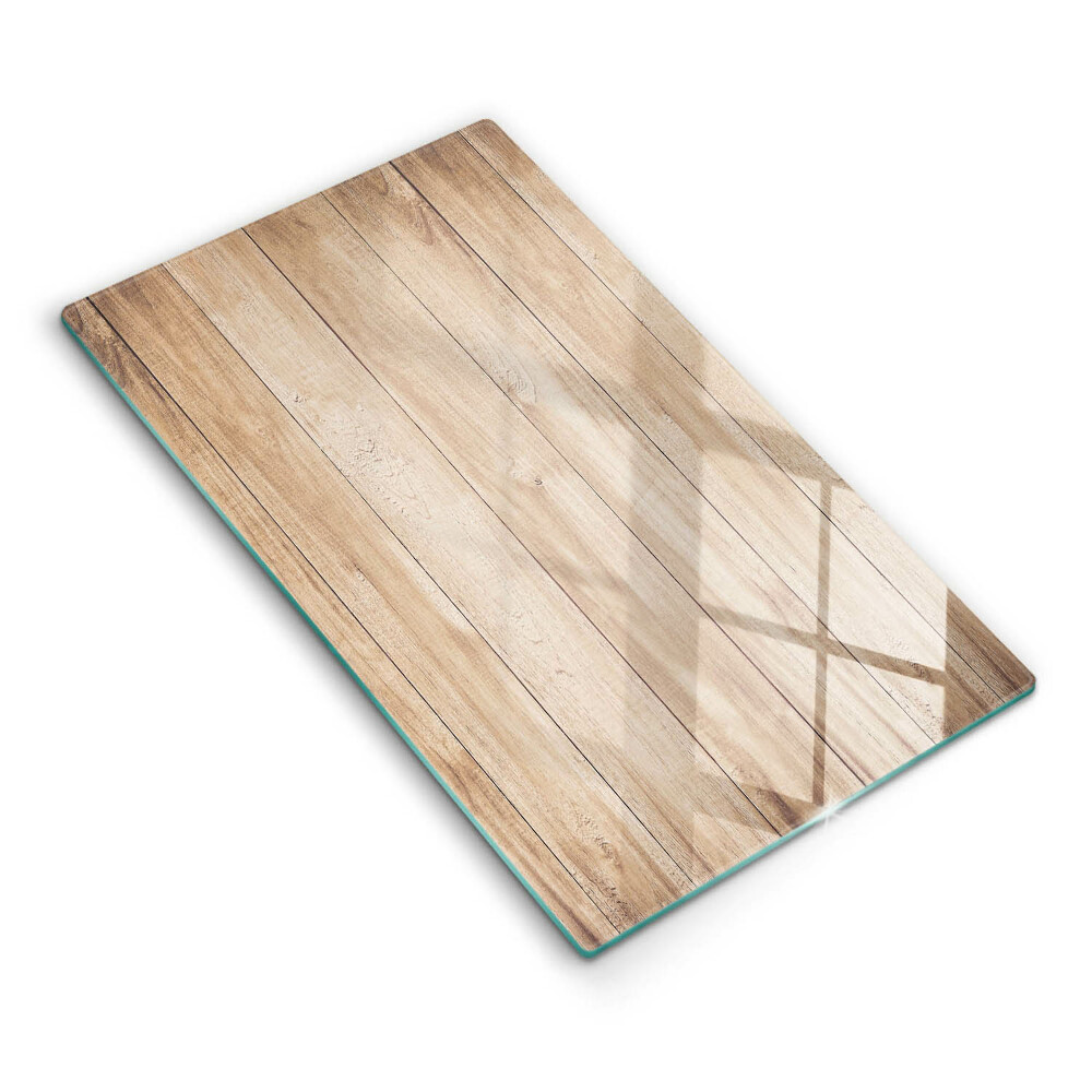 Kitchen countertop cover Wooden planks