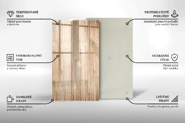 Kitchen countertop cover Wooden planks