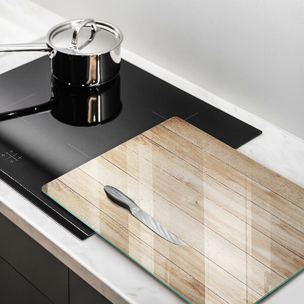 Kitchen countertop cover Wooden planks