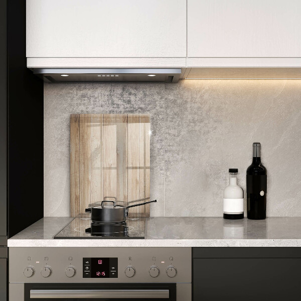 Kitchen countertop cover Wooden planks