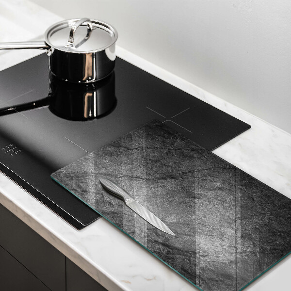 Induction hob protector Stone texture