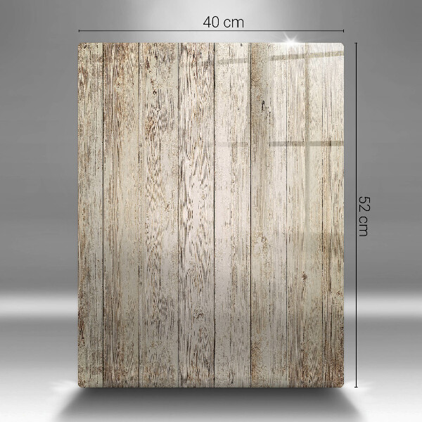 Induction hob protector Wooden planks