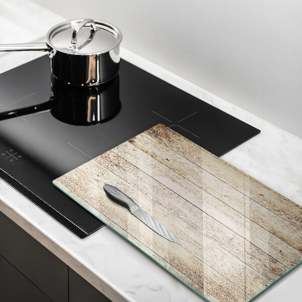 Induction hob protector Wooden planks