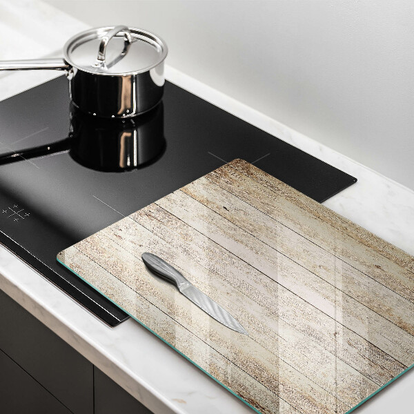 Induction hob protector Wooden planks