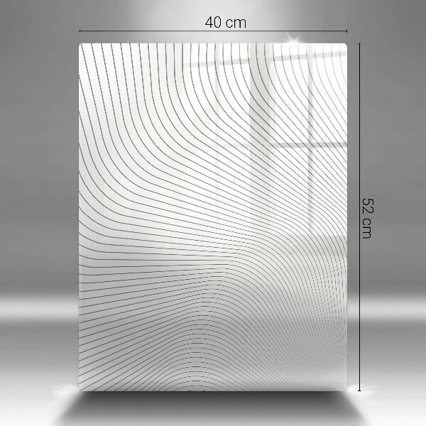 Induction hob protector Modern Line pattern