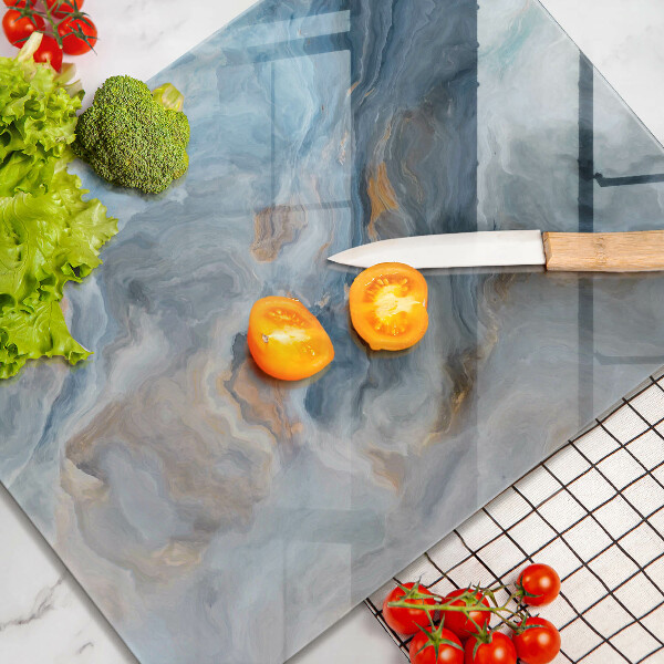 Induction hob protector Marble texture