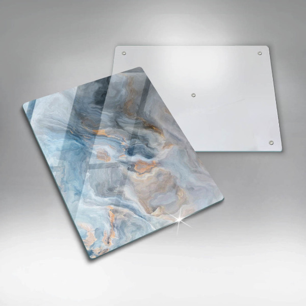 Induction hob protector Marble texture