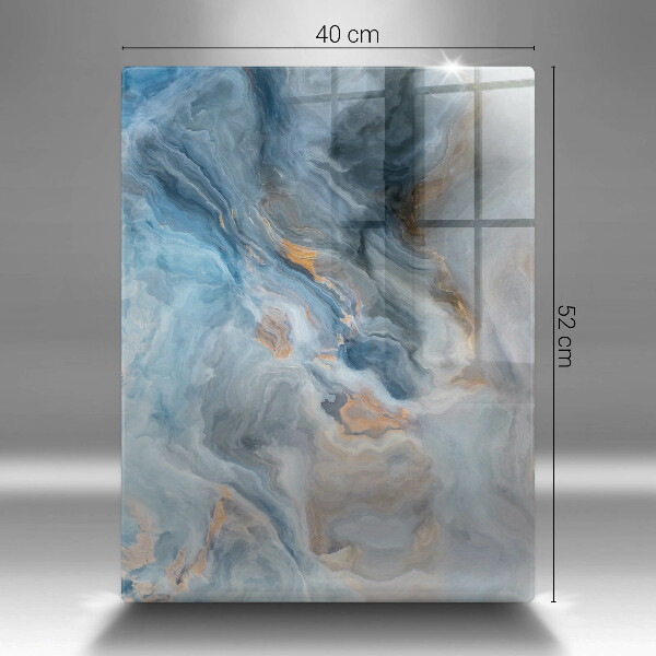 Induction hob protector Marble texture