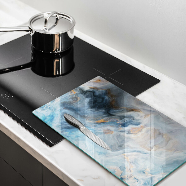 Induction hob protector Marble texture