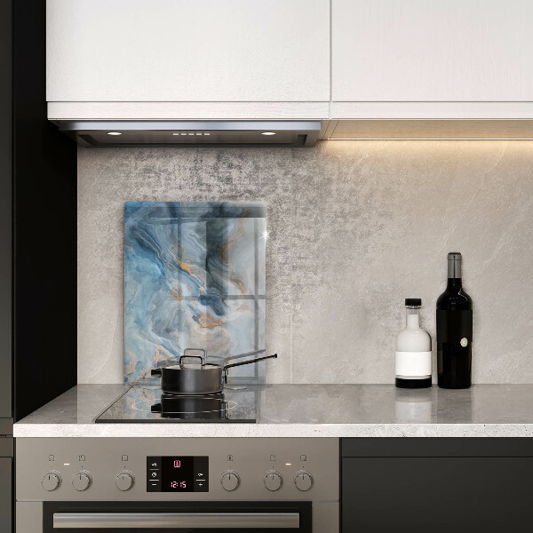 Induction hob protector Marble texture