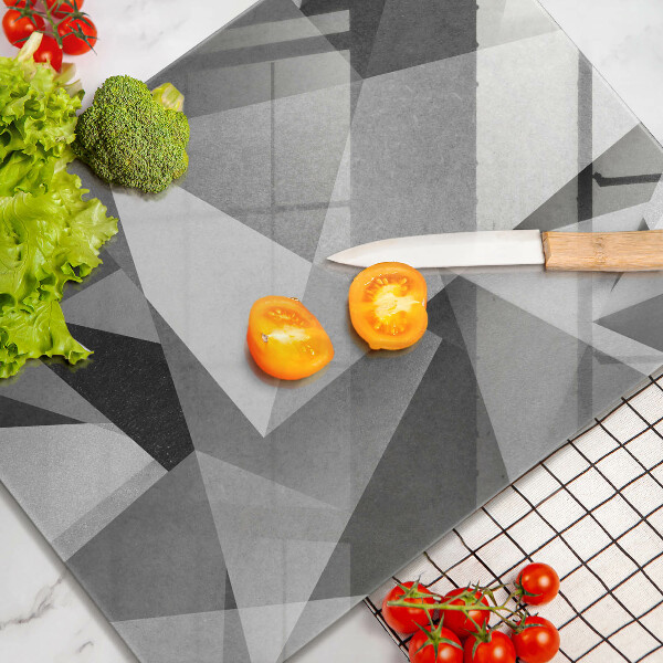 Induction hob protector Concrete sharp abstraction