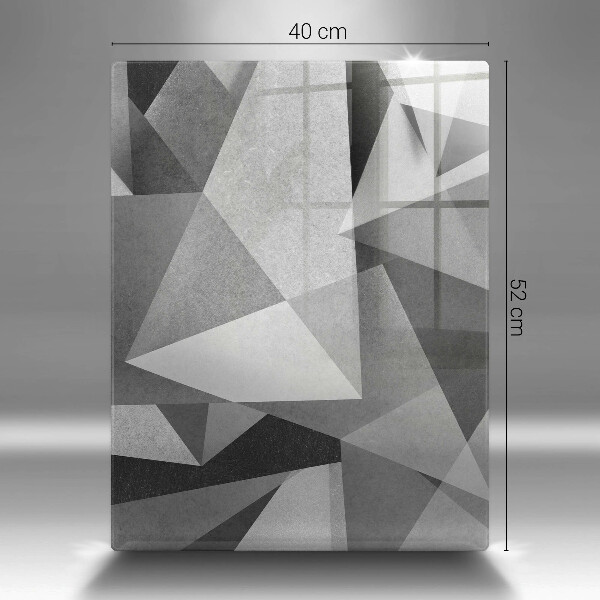 Induction hob protector Concrete sharp abstraction