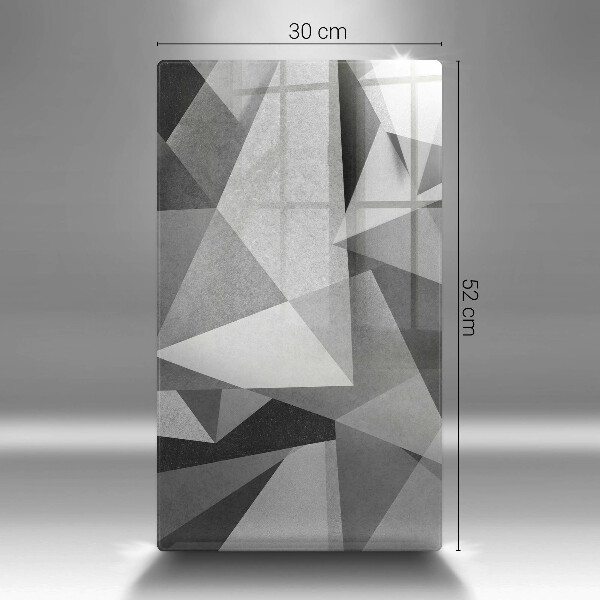 Induction hob protector Concrete sharp abstraction