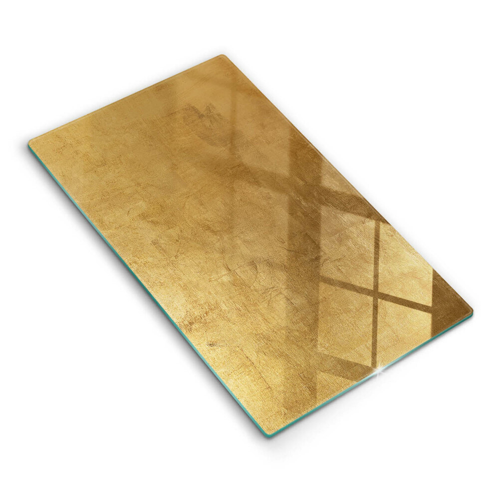 Induction hob protector Gold texture background