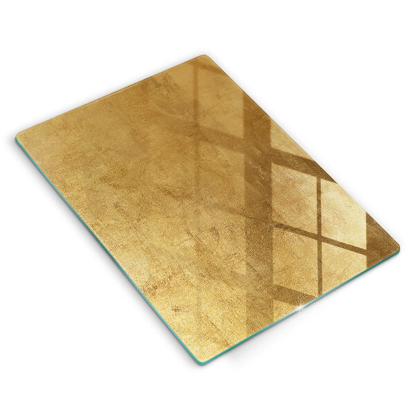 Induction hob protector Gold texture background