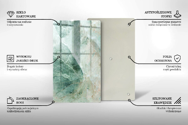 Induction hob protector Stone structure