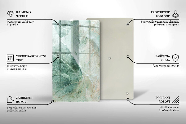 Induction hob protector Stone structure