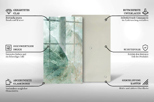 Induction hob protector Stone structure