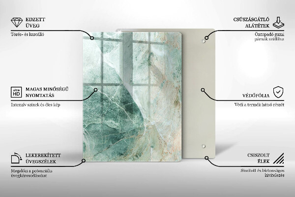 Induction hob protector Stone structure