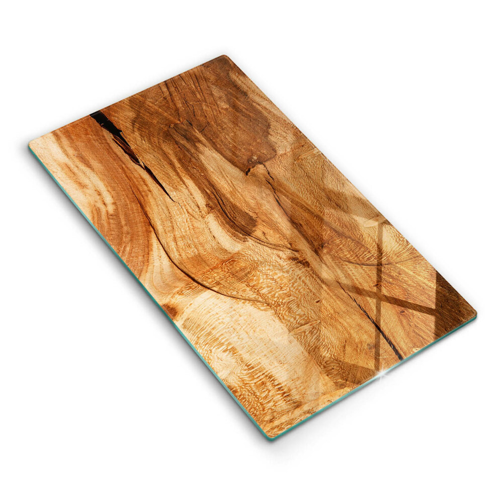 Induction hob protector Wooden board texture
