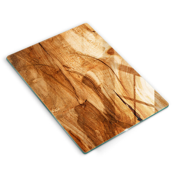 Induction hob protector Wooden board texture