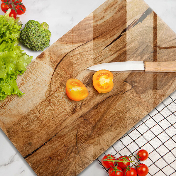 Induction hob protector Wooden board texture