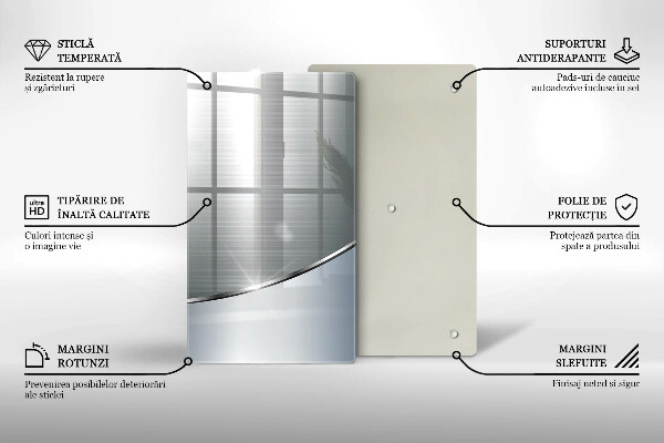 Induction hob protector Pattern metal abstraction