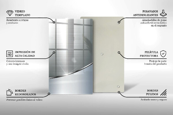 Induction hob protector Pattern metal abstraction