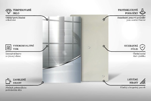 Induction hob protector Pattern metal abstraction