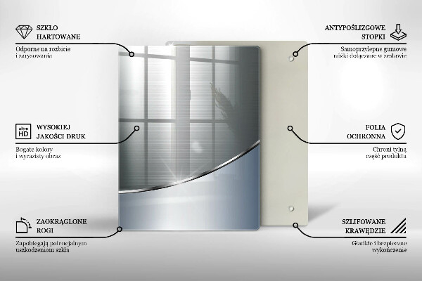 Induction hob protector Pattern metal abstraction