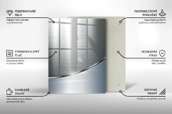 Induction hob protector Pattern metal abstraction